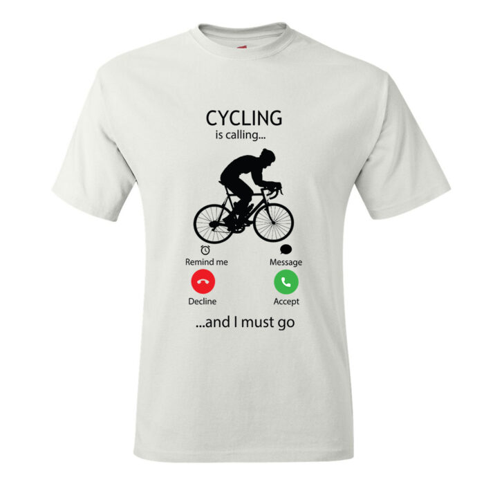 Cycling Calling Must Go T-shirt - sportsingo